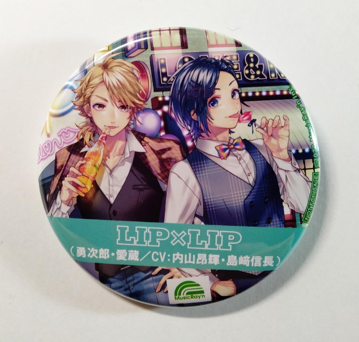 Amazon.co.jp: LIP×LIP HoneyWorks ハニワ 柴崎愛蔵 缶バッジ