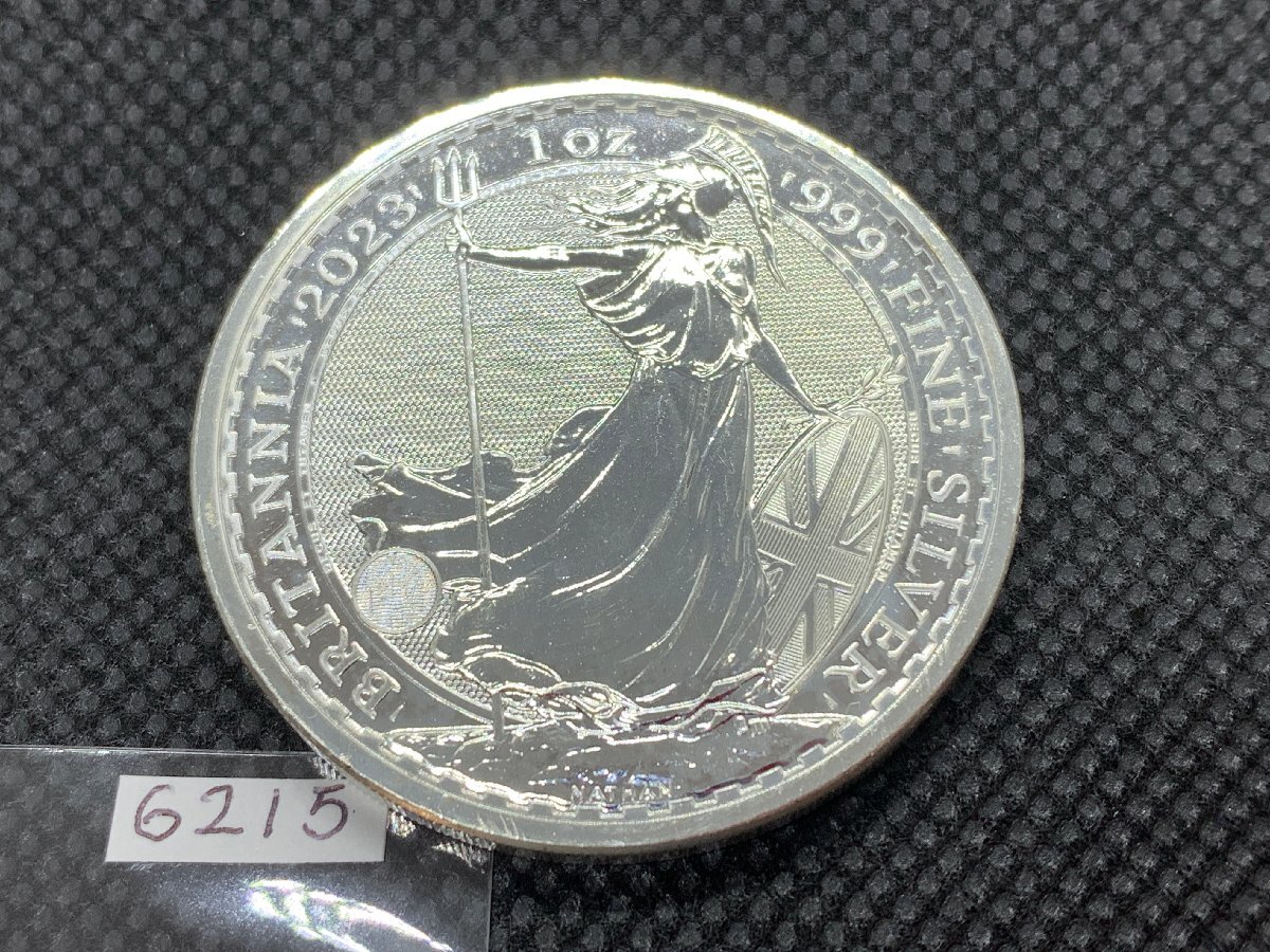 2020 イギリス ブリタニア銀貨 1オンス (39mmクリアケース付き
