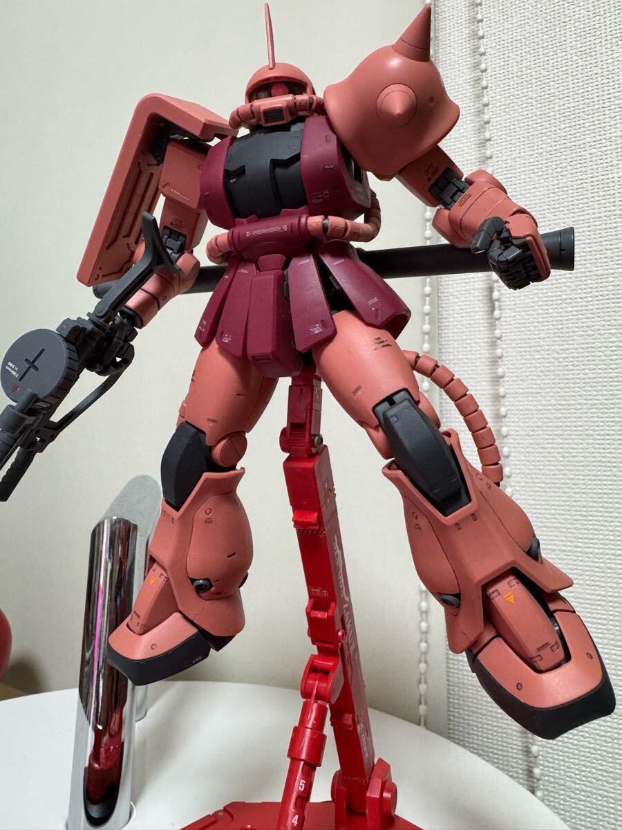 Yahoo!オークション -「mgシャア専用ザク」(完成品) (ガンダム Yahoo!オークション -「mgシャア専用ザク」(完成品) (ガンダム