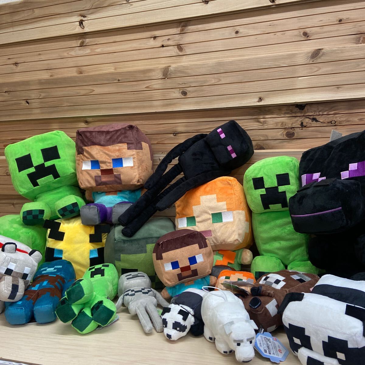 マインクラフトぬいぐるみAセット8体 Minecraft バラ売り可能