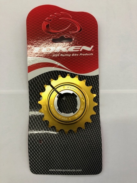 TOKEN シングルフリー スプロケット アルミ 20T ゴールド 希少デッドストック品