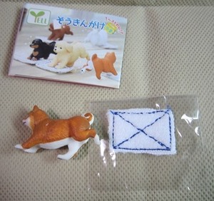 エール●ぞうきんがけ当番 豆柴  350円即決 塗装欠けあり