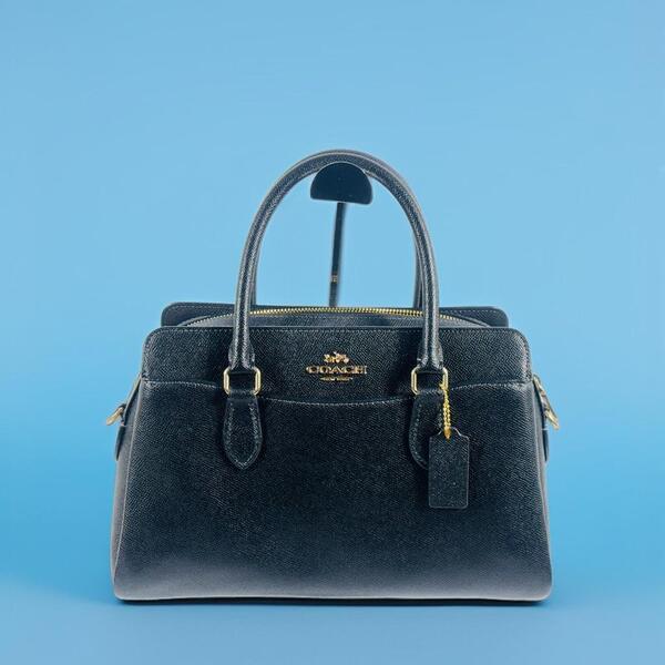 COACH コーチ ダーシー キャリーオール トートバッグ ブラック