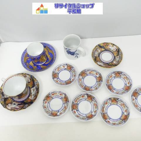 1011 其泉 色絵草花文 梅菊文 まとめ売り 金彩 未使用 食器