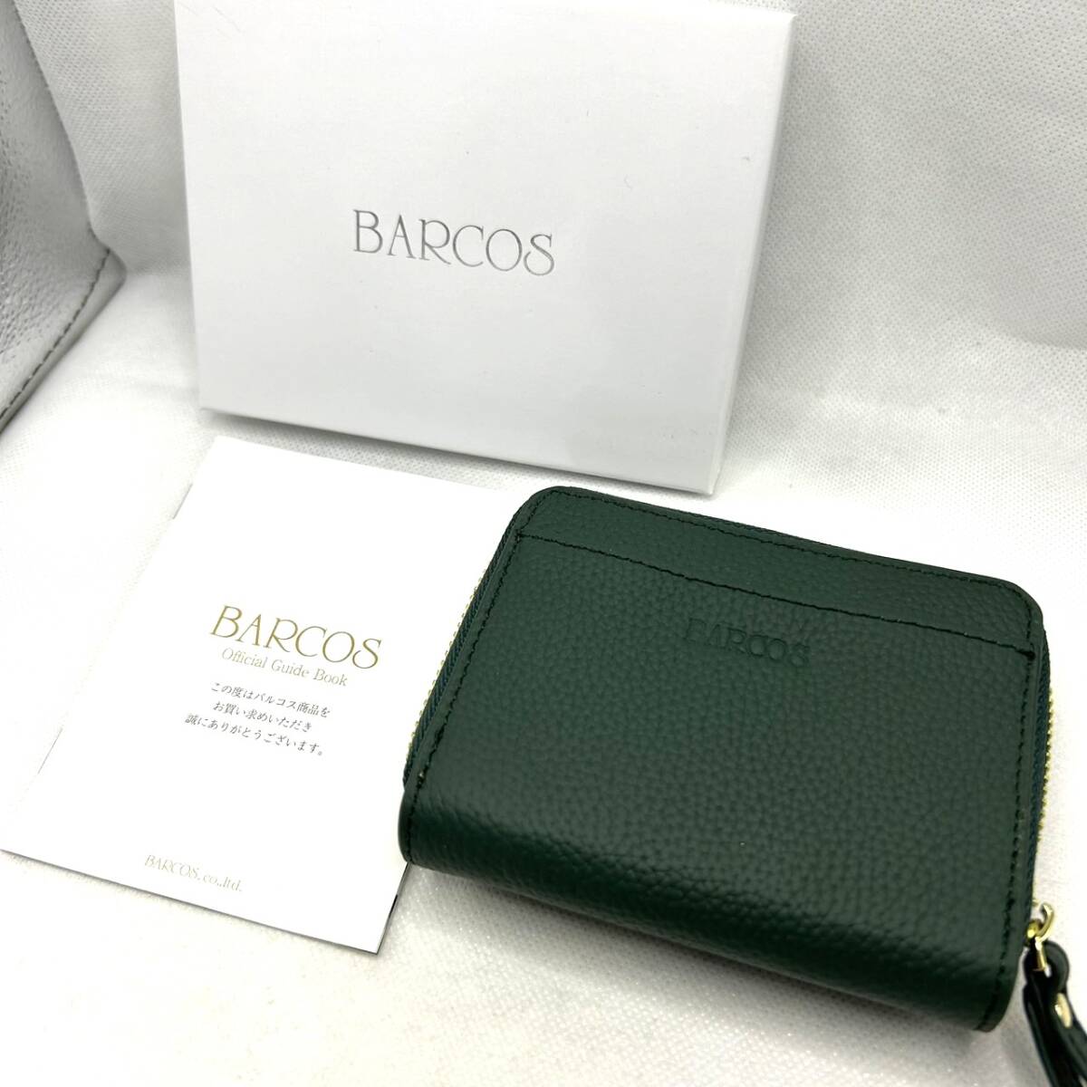 Z4147☆BARCOS バルコス レザー ラウンドファスナー ミニ財布 Z4147☆BARCOS バルコス レザー ラウンドファスナー ミニ財布