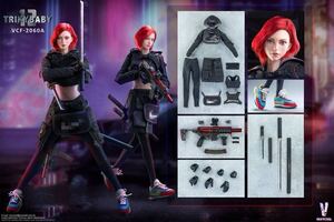 新品未開封 VERYCOOL VCF-2060A サイバーパンク Rainbow TRICKYBABY 12 cyberpunk 2077 1/6フィギュア (検 PureArts ホットトイズ)