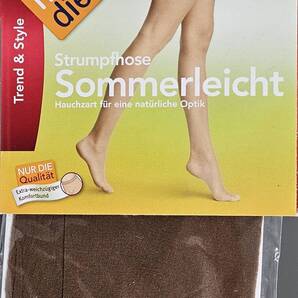 ■オールスルー nur die ヌーディー サマーライト 10den L ブラウン系■