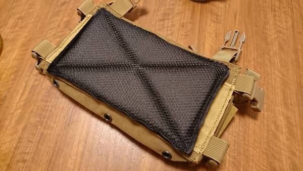 チェストリグ用 クッションメッシュパッド BK (Spiritus Systems Mk4 Haley Strategic D3CRM