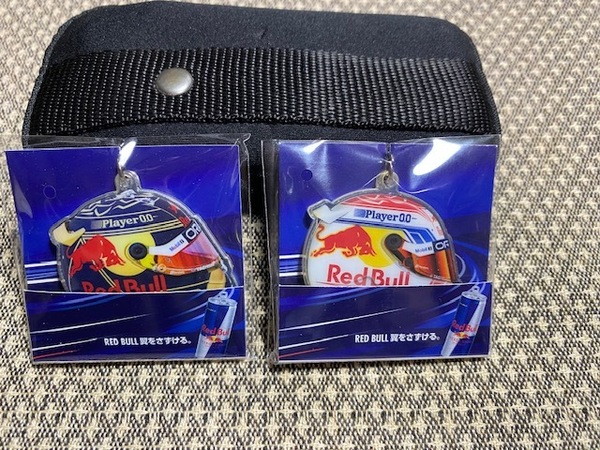 F1 レッドブル Red Bull フェルスタッペン ヘルメット キーホルダー 2点セット セブンイレブンキャンペーン非売品 送料込