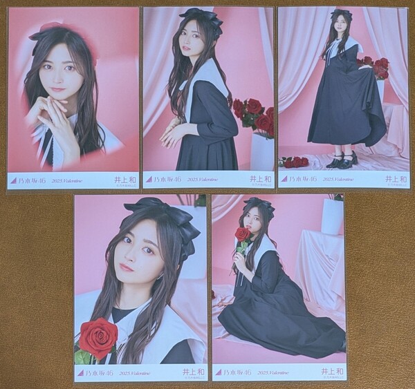 乃木坂46 井上和 2025.Valentine Web限定 個別生写真 5種 生写真 バレンタインま