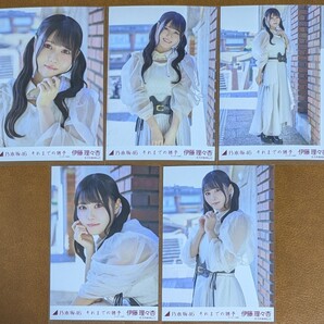 乃木坂46 伊藤理々杏 それまでの猶予 アンダーver. Web限定 生写真 個別 5種コンプ