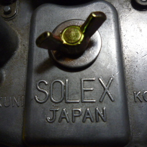 M●ソレックスSOLEX3型4型ジェットカバーボルト(蝶ボルトクロメート)3本SET●M●送料無料