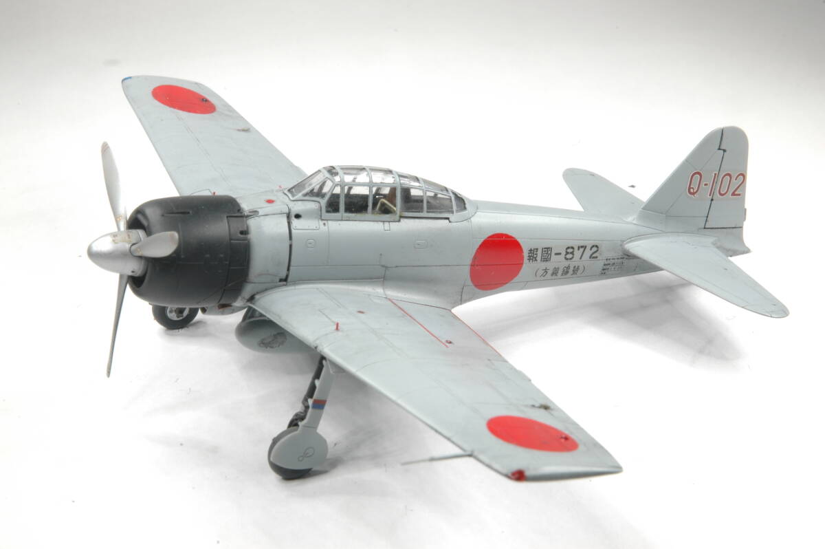 SA2009年1月号付録1/72「零戦32型」完成品 Yahoo!オークション -「零戦32型」(完成品) (航空機)の落札相場