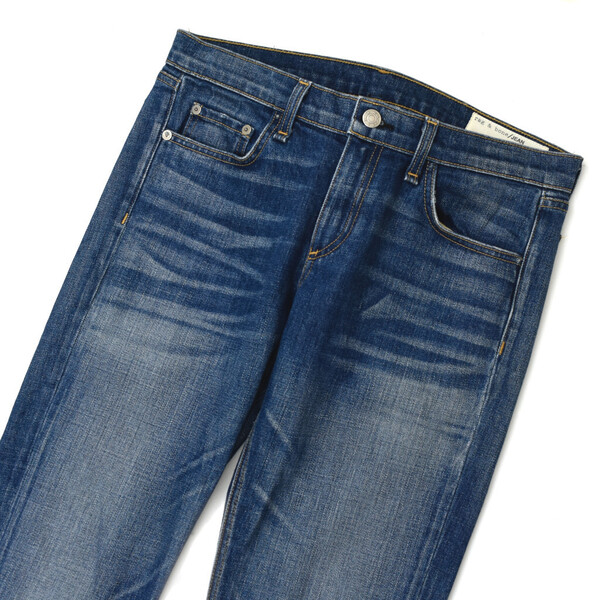 良品 rag&bone new york the dre スキニーパンツ インディゴ デニム USA製 28 ヴィンテージ加工 ラグ&ボーン