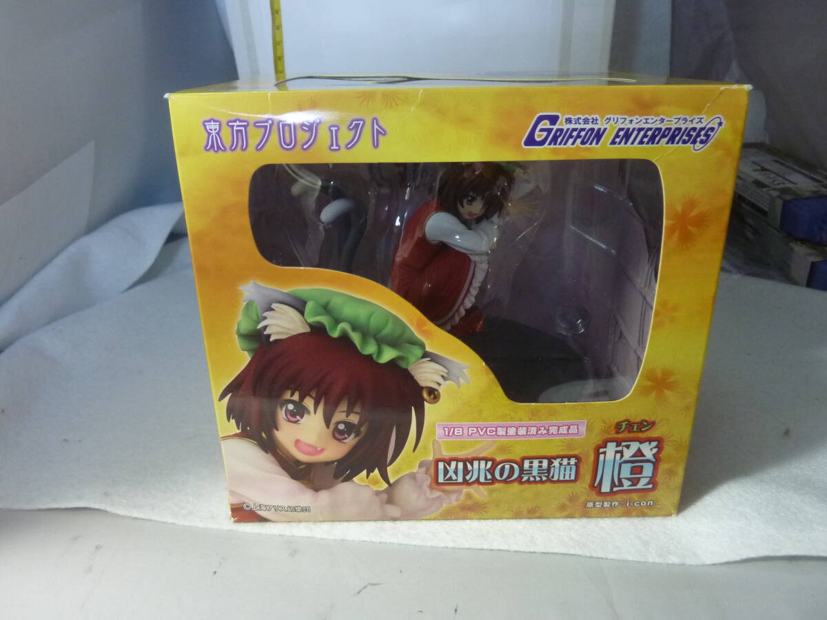 東方プロジェクト 1/8 凶兆の黒猫 橙（チェン） 完成品