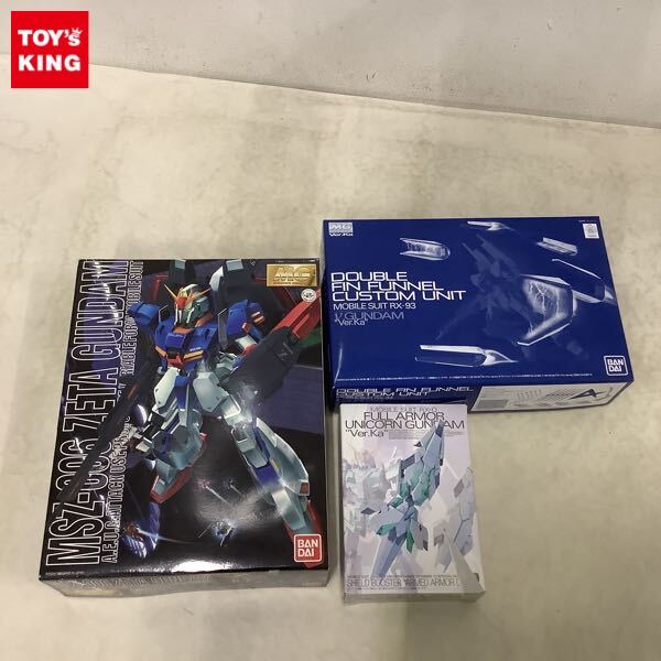 Yahoo!オークション -「mg νガンダム ver.ka ダブルフィン