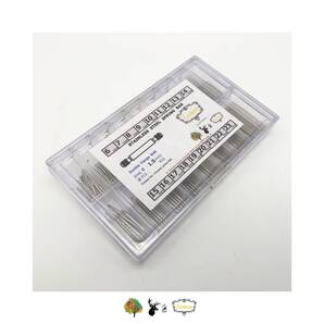 腕時計 時計用工具 腕時計用 リペアパーツ コマばね棒 バネ棒 パーツ セット 18サイズ 6mm~23mm 1.5φ 未使用 未開封 新品 Lemon 08