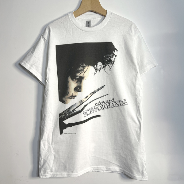L シザーハンズ Tシャツ ジョニー デップ ムービー Johnny Depp 1991ティム・バートン Edward Scissorhands