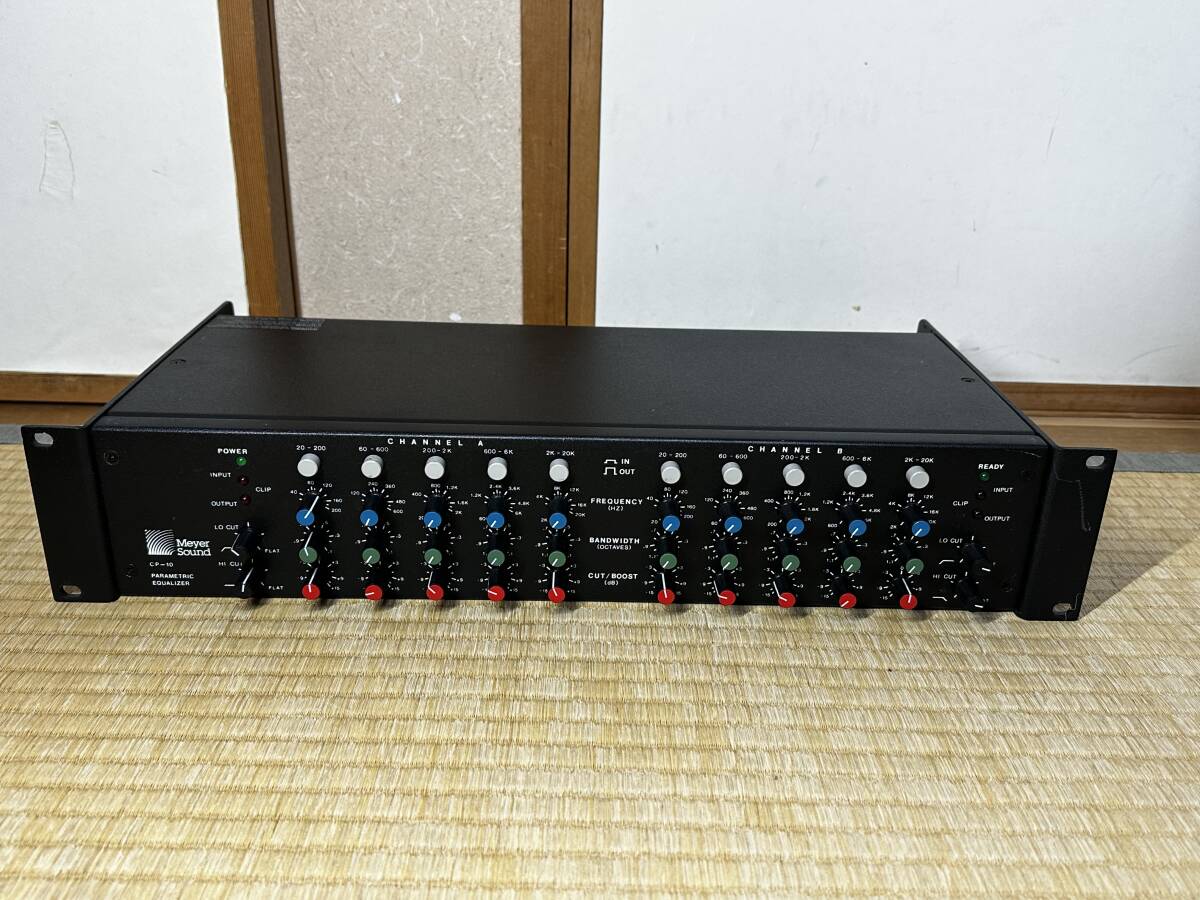 Yahoo!オークション -「meyer sound cp-10」(イコライザー Yahoo!オークション -「meyer sound cp-10」(イコライザー