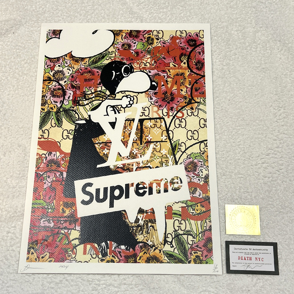 Yahoo!オークション -「supreme シュプリーム」(版画) (美術品 Yahoo!オークション -「supreme シュプリーム」(版画) (美術品