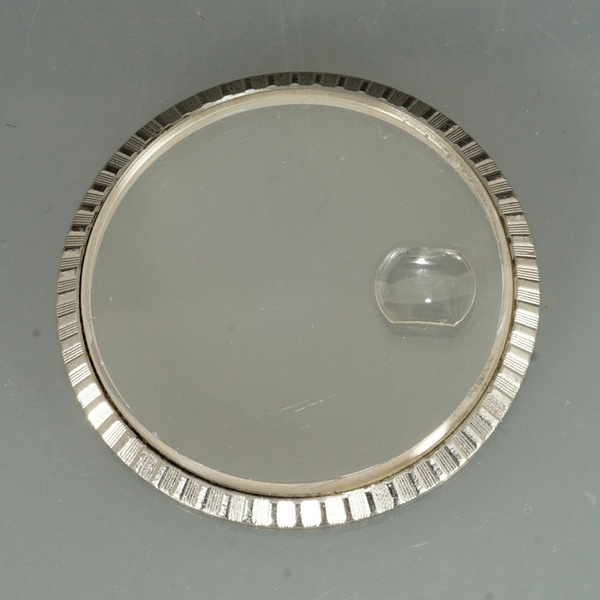 (165)ロレックス ROLEX DATEJUST用 エンジンターンドベゼル サファイアクリスタル風防付 36mmケース用 REF.16220 純正品