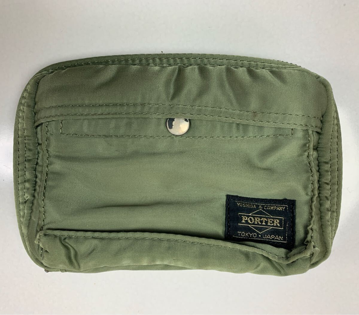 【美品】PORTER 吉田カバン　タンカー　システム手帳　グリーン 極美品】PORTER 吉田カバン タンカー システム手帳 グリーン