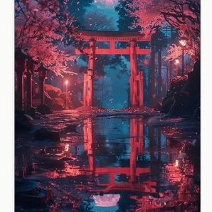 入荷!心が動くとき⑦ 和 鳥居 神社 ブリキ/アルミ看板 インテリア