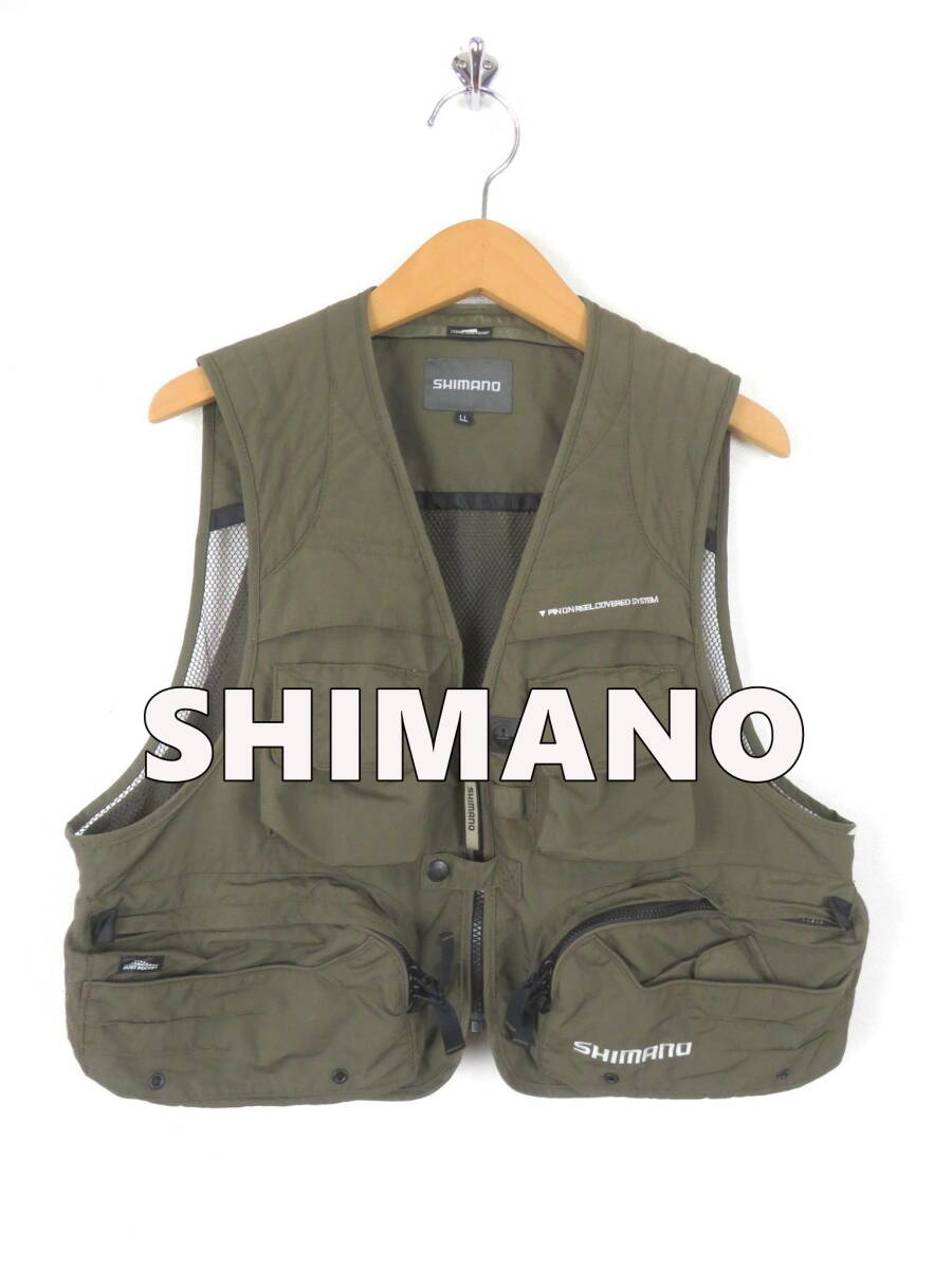 SHIMANO フィッシングベスト 未使用品 付属品完備