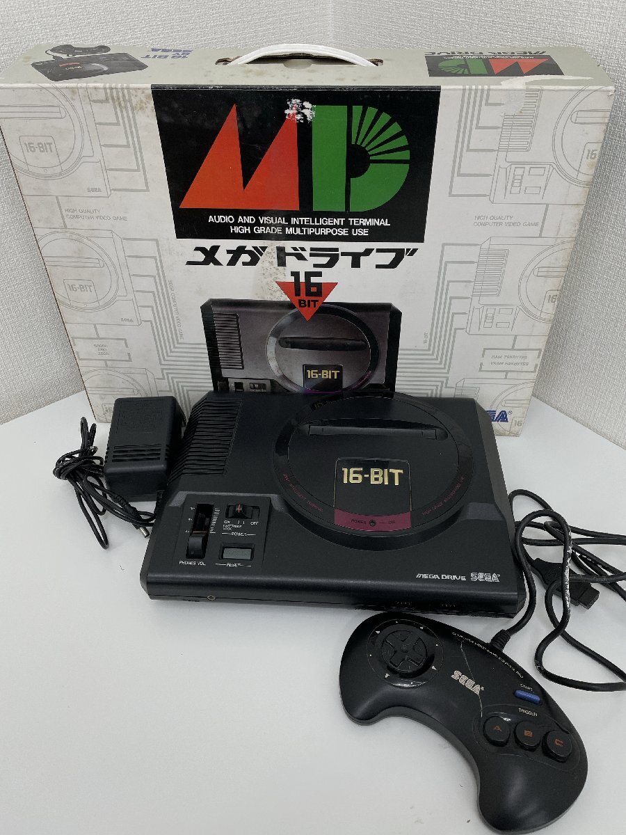 SEGA メガドライブ 16-BIT 本体 動作確認済 正常作動品 - メルカリ