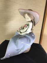 リヤドロ　花の香りに包まれて　オブジェ　置物　フィギュリン　人形　LLADRO_画像3