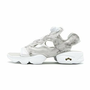 25cm●Reebok INSTAPUMP FURY SANDAL リーボック インスタ ポンプフューリー サンダル 白 灰 90s ビーチ ハイテク 名作 V69440