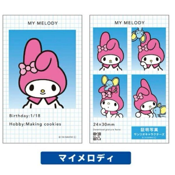 サンリオキャラクターズ 証明写真風スマロイド 【マイメロ】