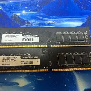 TEAMGROUP DDR4 16GB メモリ 2枚セットTEAMGROUP製のDDR4メモリ、16GB