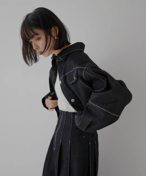 リジットデニムショートジャケット Gジャン デニムジャケット