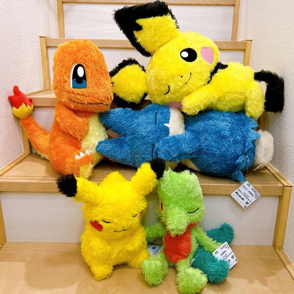最終価格 ポケットモンスター くつろぎタイムシリーズ 最新のピチューとゴンベも! 5体セット