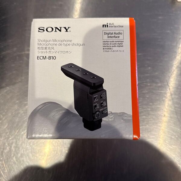 ※ウィンドスクリーンなし※ SONY(ソニー) カメラ用マイク ショットガンマイクロホン 可変指向性 ECM-B10