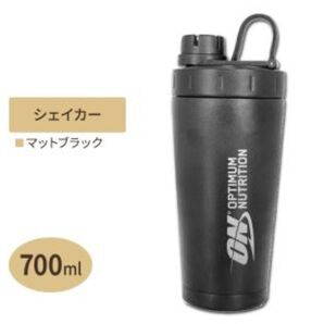 ステンレス プロテインシェイカー ボトル ブラック 水筒 700ml