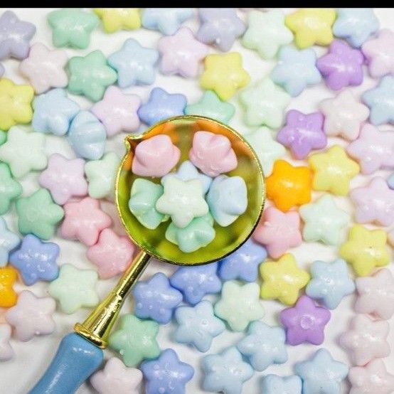 35 シーリングワックス シーリングスタンプ 星 ミックスランダム マルチカラー 100粒シーリングワックス シーリングスタンプ