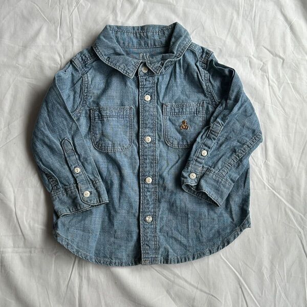 gap 12-18m デニムシャツ