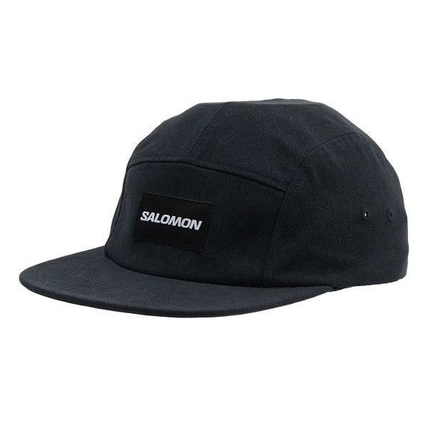 SALOMON サロモン キャップ 5パネル ジェット ブラック 帽子