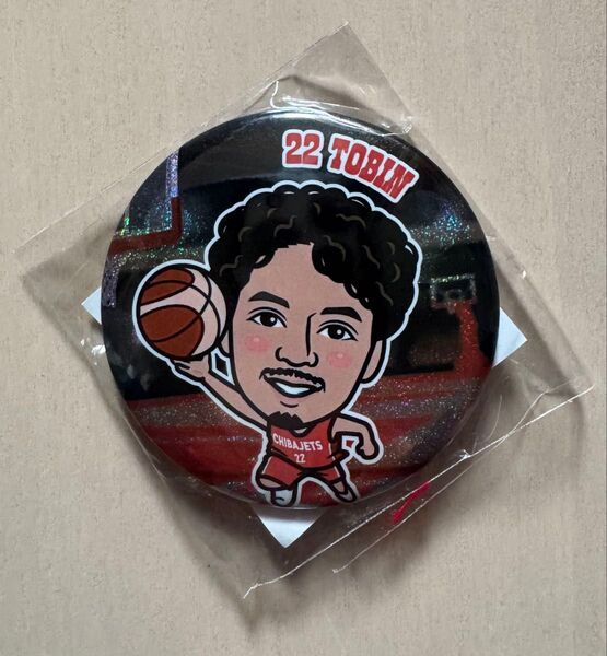 千葉ジェッツ トビンマーカス海舟缶バッジ 22