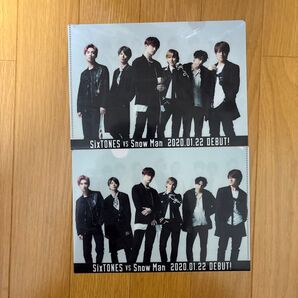 Snow Man vs SixTONES デビュー記念 クリアファイル2枚未使用