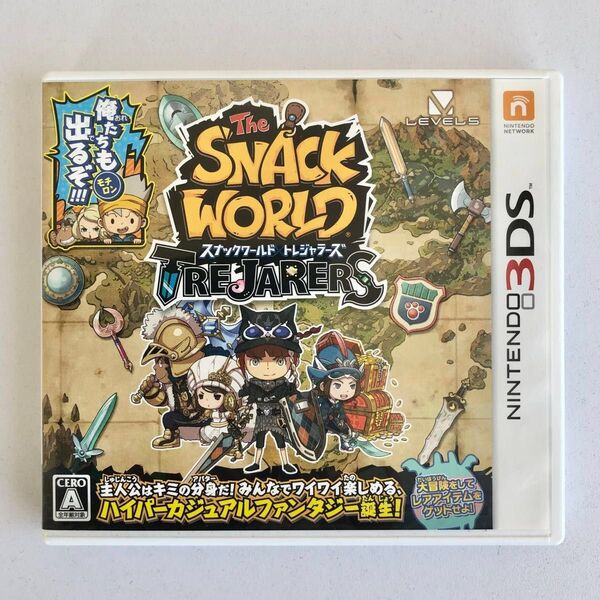 3DS スナックワールド トレジャラーズ Nintendo 任天堂