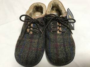  new goods unused tag attaching * Harris tweed tweed cloth casual shoes natural series LL size inside boa type inside side boa cloth 