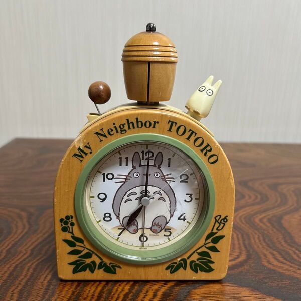 となりのトトロ 木製 目覚まし時計 スタジオジブリ