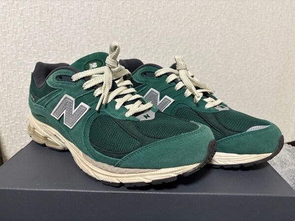 【美品】ニューバランス new balance M2002 R HB グリーン 27 スニーカー