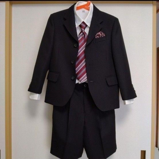 キッズ スーツ上下 Yシャツ ネクタイ 靴 セット 男の子 卒業式 入学式 フォーマル スーツ セットアップ