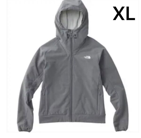 美品。ザノースフェイス エイペックスサーマルフーディ XLサイズ グレー THE NORTH FACE