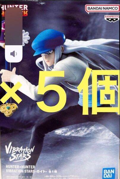 HUNTER×HUNTER VIBRATION STARS カイトフィギュア5個