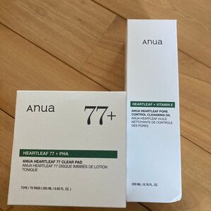 アヌア ANUA ドクダミ77% ドクダミポアコントロールクレンジングオイル クリア トナーパッド 2点セット